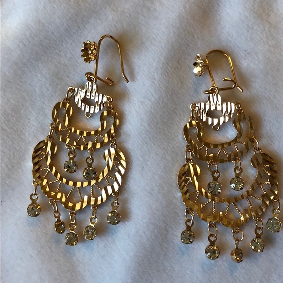 Filigree dangle earrings - Picture 4 of 4